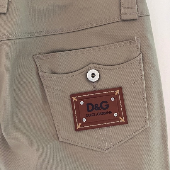 NEW D&G KHAKI BOOTCUT TROUSER - Picture 9 of 14
